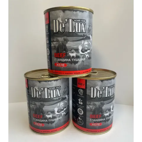 Корм для собак консервы ACARI CIAR DE`LUX DOG BEEF STEW
