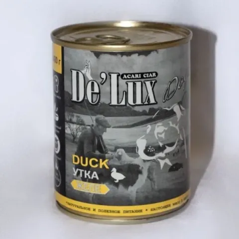 Корм для собак консервы ACARI CIAR DE`LUX DOG DUCK