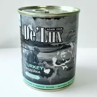 Корм для собак консервы ACARI CIAR DE`LUX DOG TURKEY